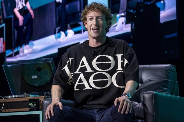 Mark Zuckerberg, CEO of meta Platforms Inc., speaking at the Acquired LIVE event in San Francisco on Sept. 10, 2024