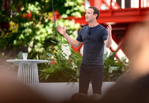 Mark Zuckerberg, founder and CEO of meta, speaking at the meta Connect event at meta headquarters in Menlo Park, California on September 27, 2023