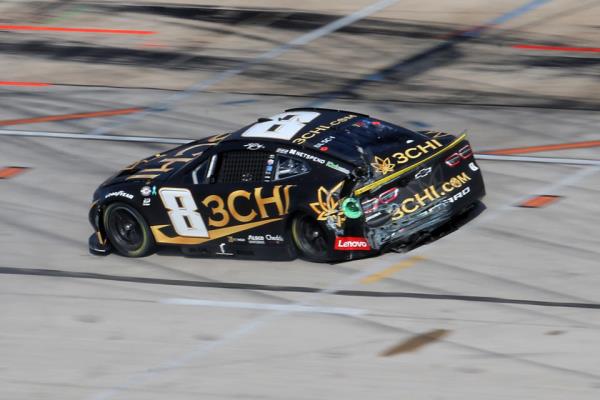 FORT WORTH, TEXAS - SEPTEMBER 24: Kyle Busch, driver of the #8 3CHI Chevrolet, enters pit road during the NASCAR Cup Series Autotrader EchoPark Automotive 400 at Texas Motor Speedway on September 24, 2023 in Fort Worth, Texas. (Photo by Jonathan Bachman/Getty Images)